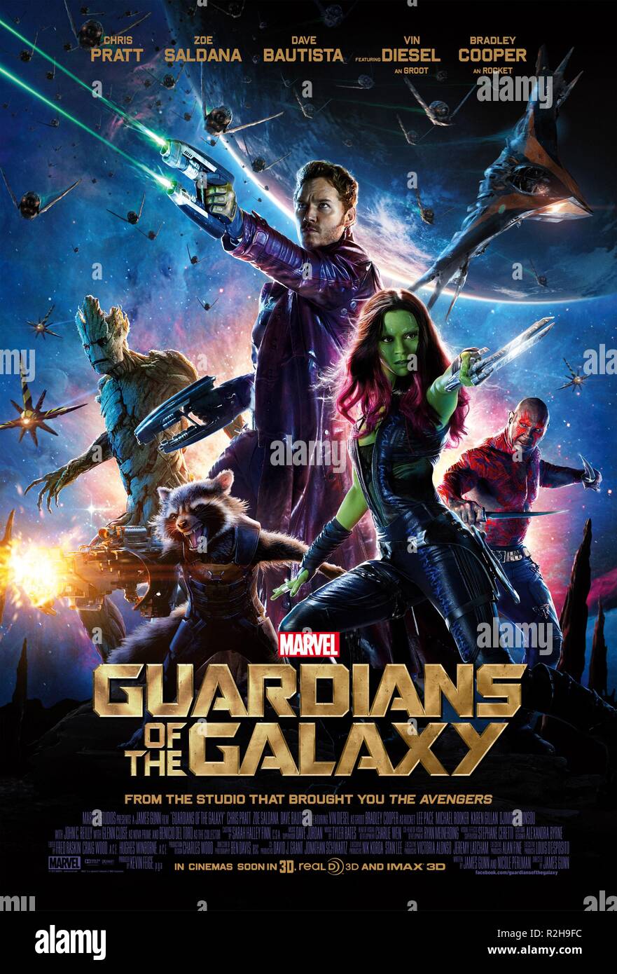 Guardians of the galaxy poster hi-res stock photography and