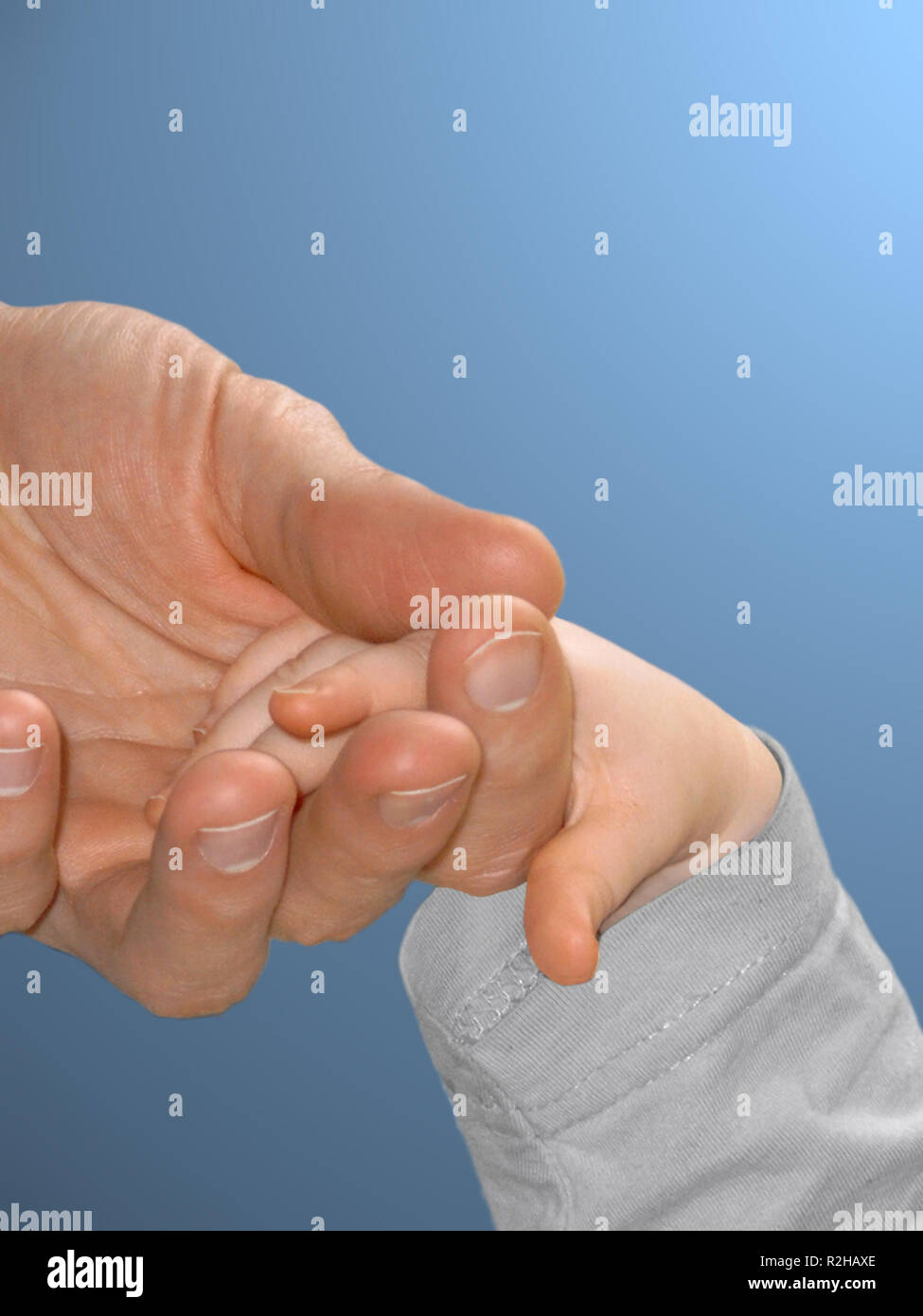 accept the hand ii Stock Photo