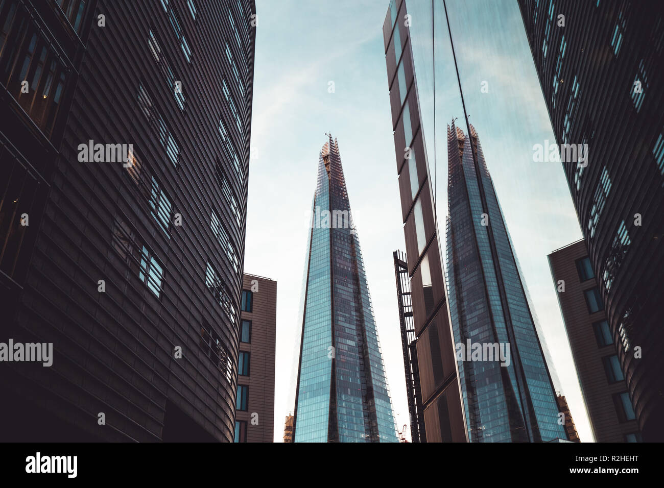 Shard reflection on glass building hi-res stock photography and images ...