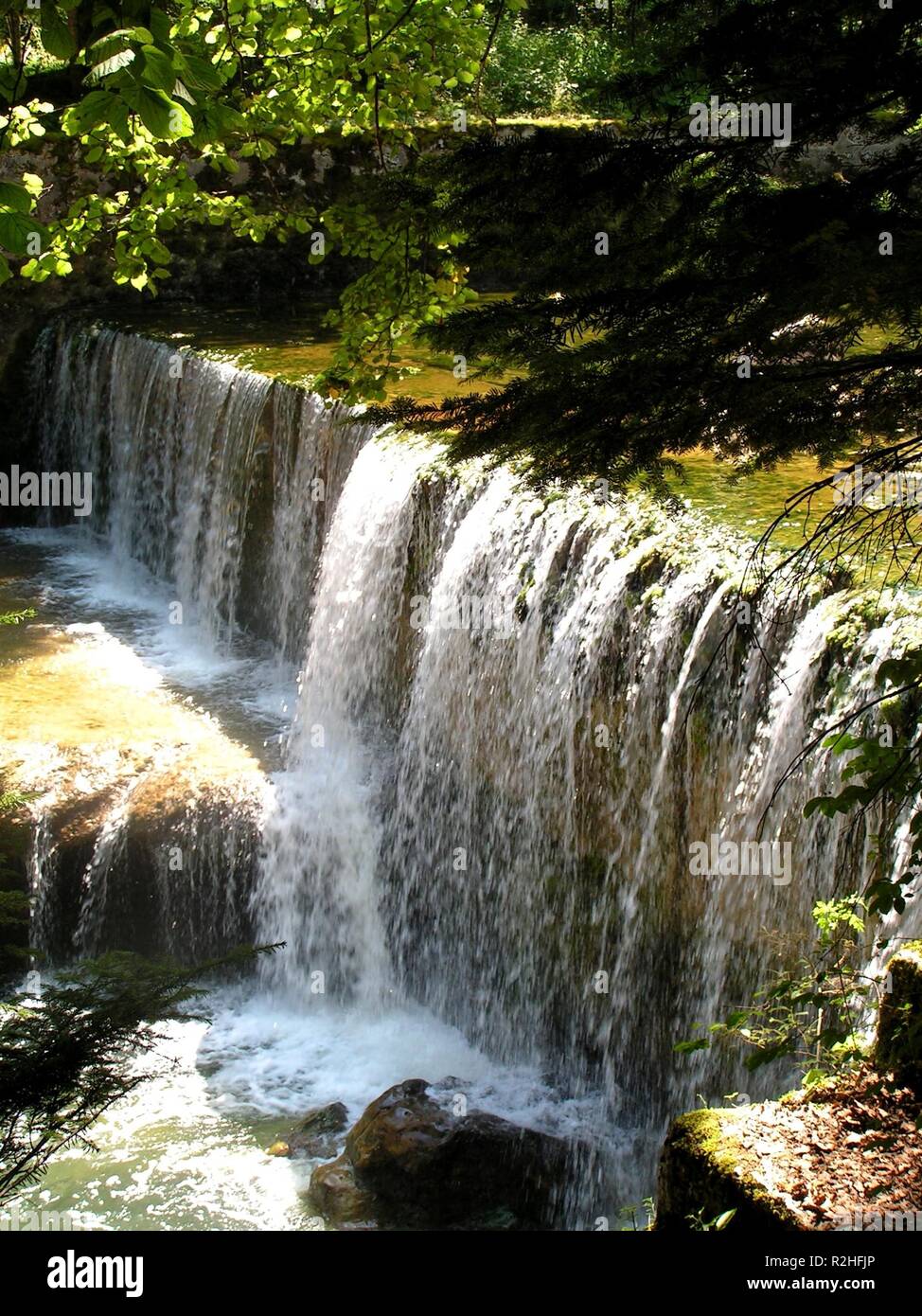 little waterfall Stock Photo