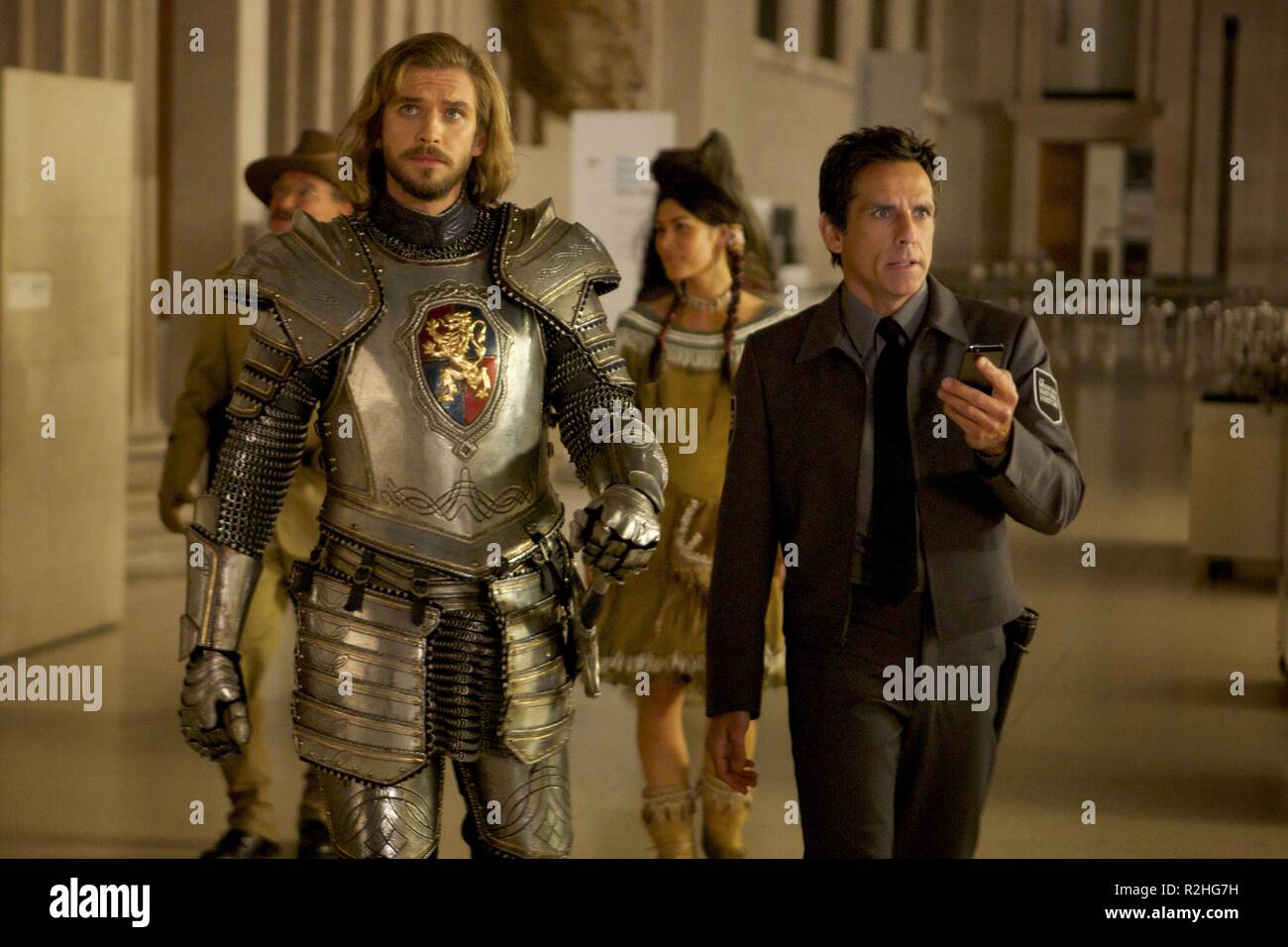 Night at the Museum: Secret of the Tomb Year : 2014 USA Director : Shawn Levy Dan Stevens, Ben Stiller Stock Photo