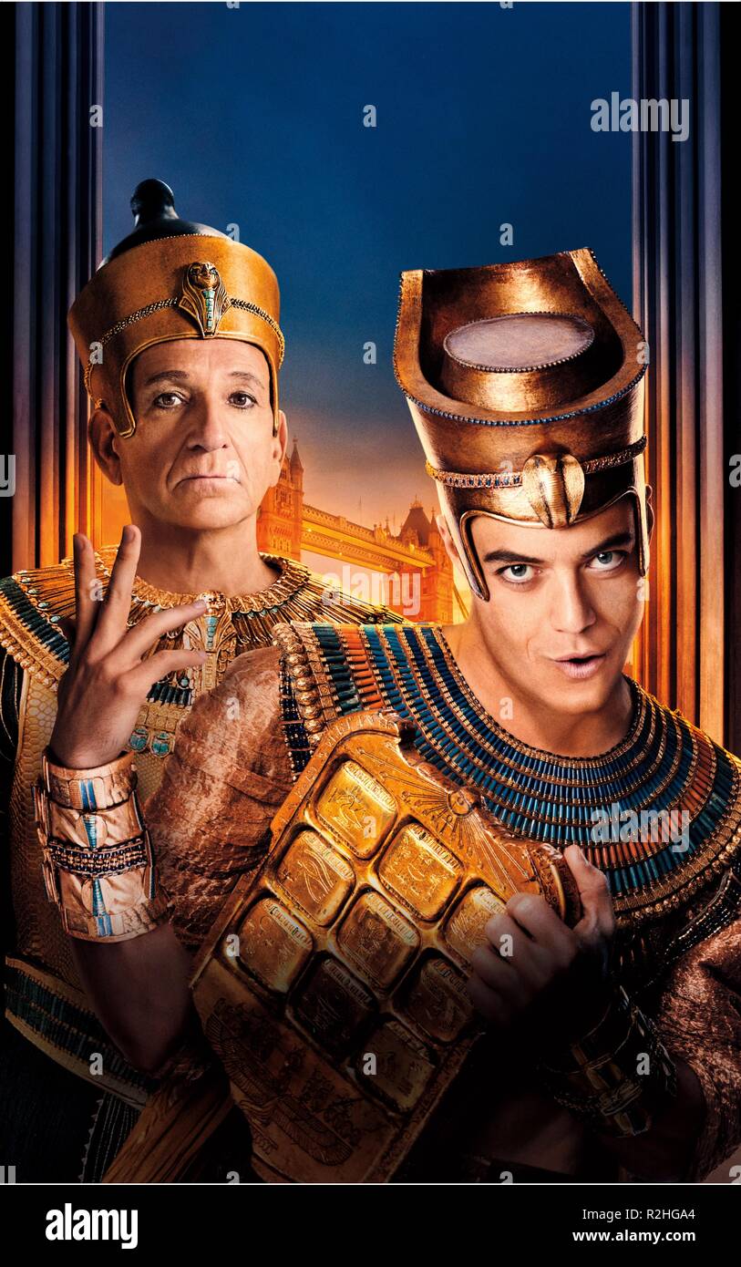 Night at the Museum: Secret of the Tomb Year : 2014 USA Director : Shawn Levy Rami Malek, Ben Kingsley Movie poster (sans texte) Stock Photo