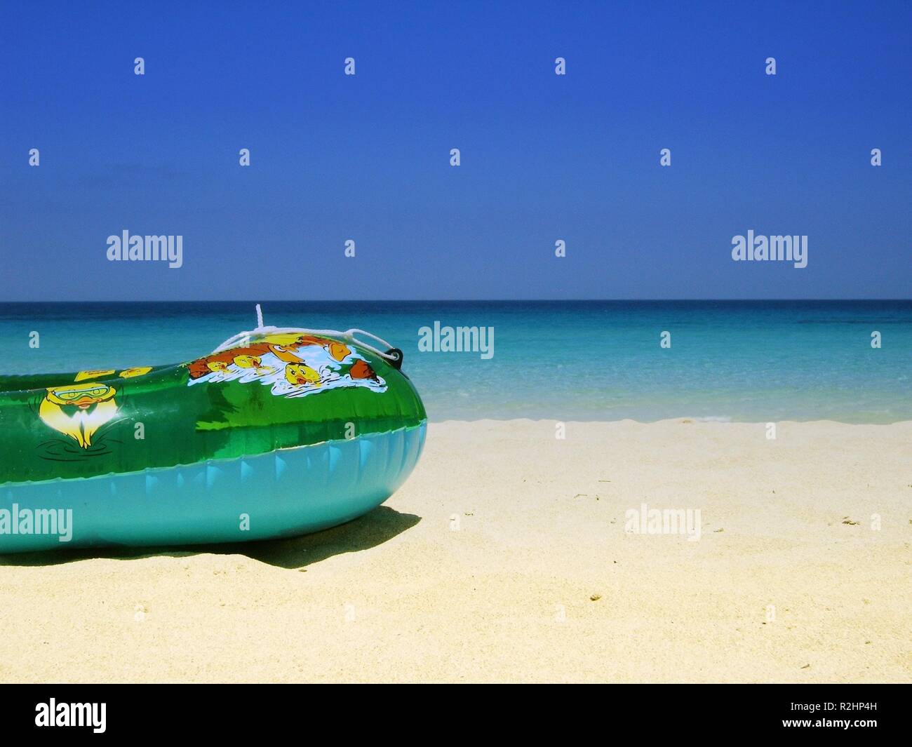 dinghy on the beach Stock Photo Alamy