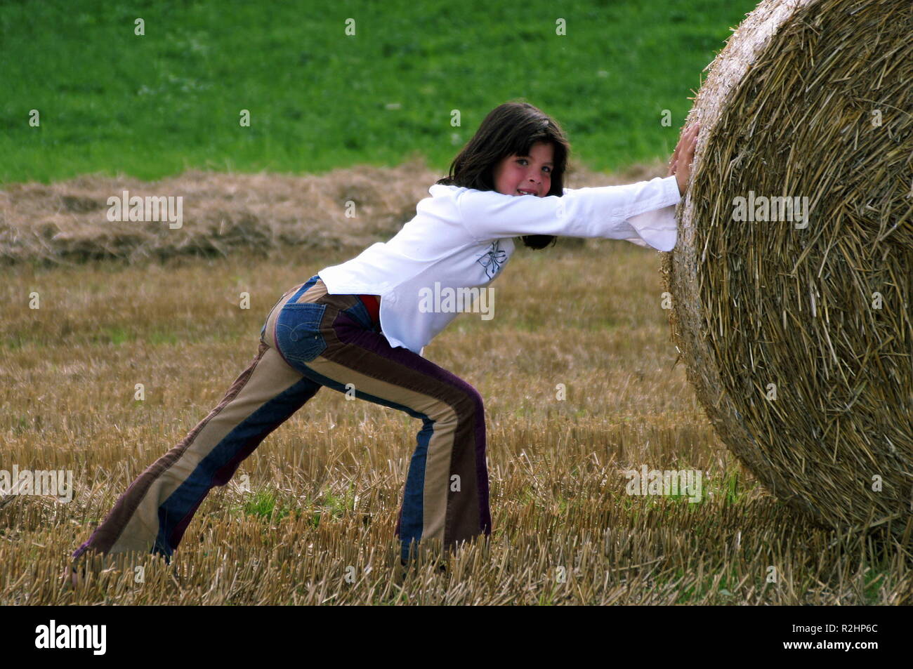 straw girl 2 Stock Photo Alamy