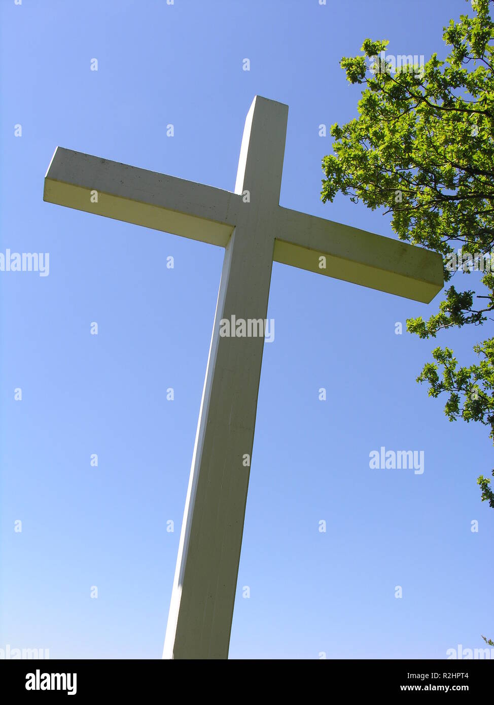 cross on the summit Stock Photo