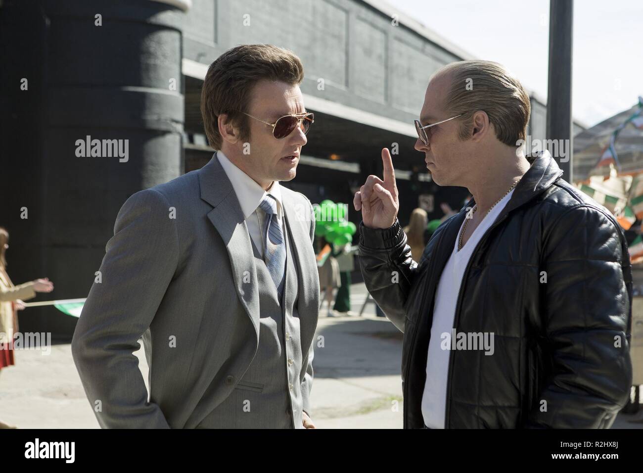 Black Mass Year : 2015 UK / USA Director : Scott Cooper Johnny Depp, Joel Edgerton Stock Photo