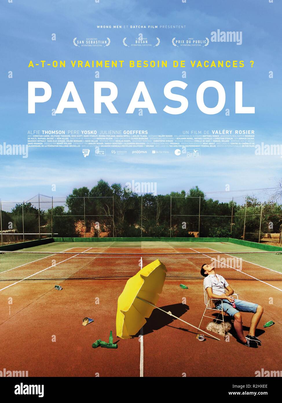 Parasol Year : 2015 Belgium Director : Valery Rosier Movie poster (Fr Stock  Photo - Alamy