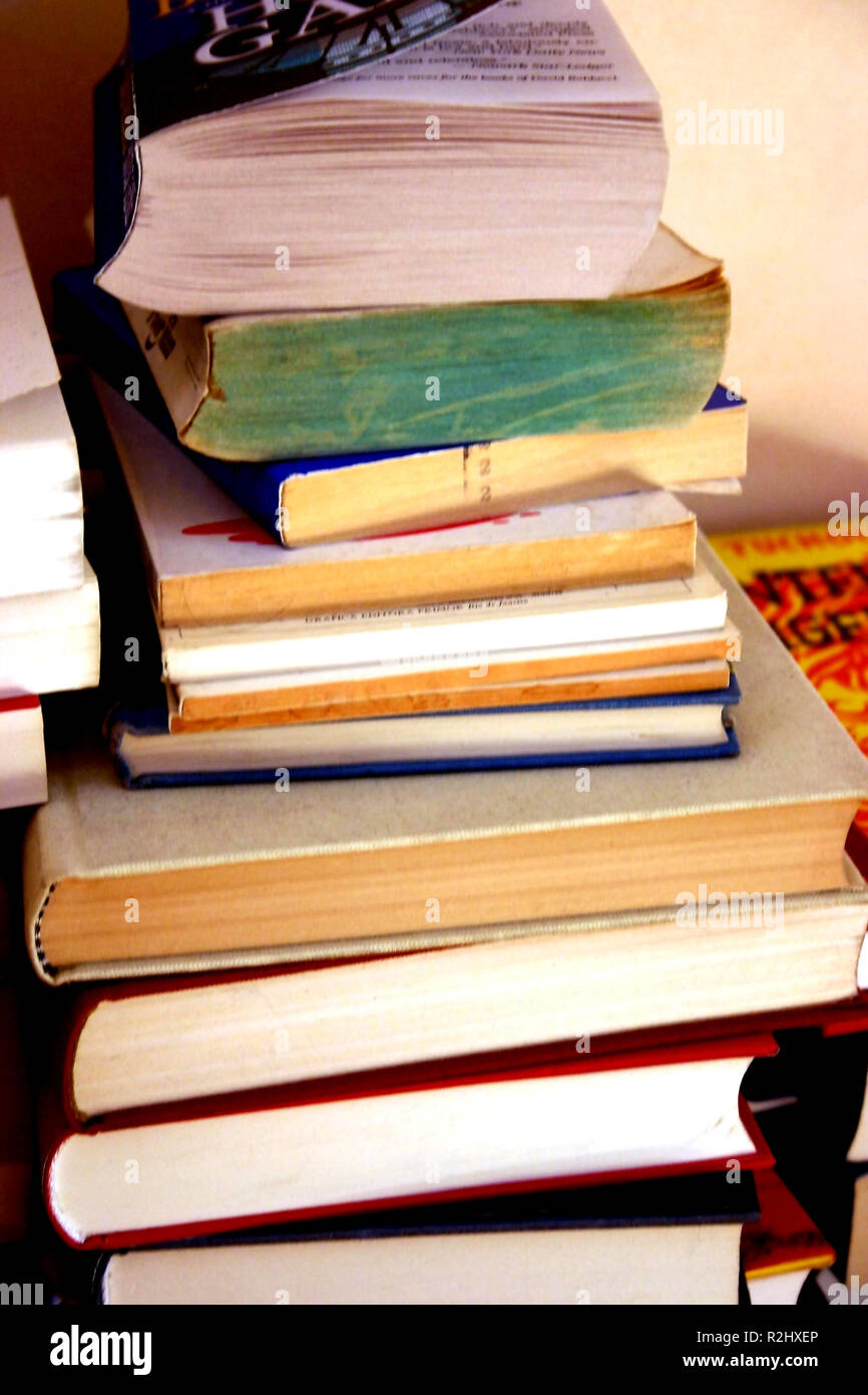 books stack (2) Stock Photo