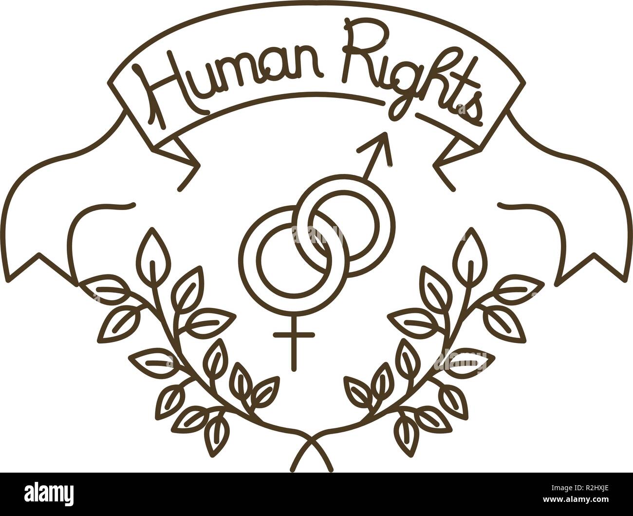 Men Rights Symbols Human rights declaration text Stock Vector Images - Alamy