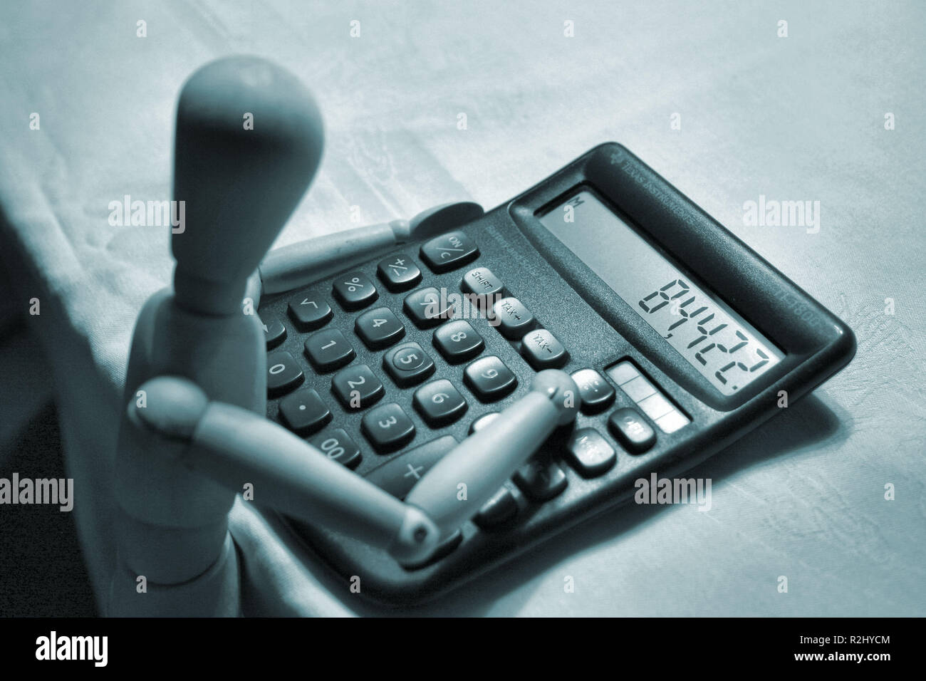 the cool calculators 1 Stock Photo