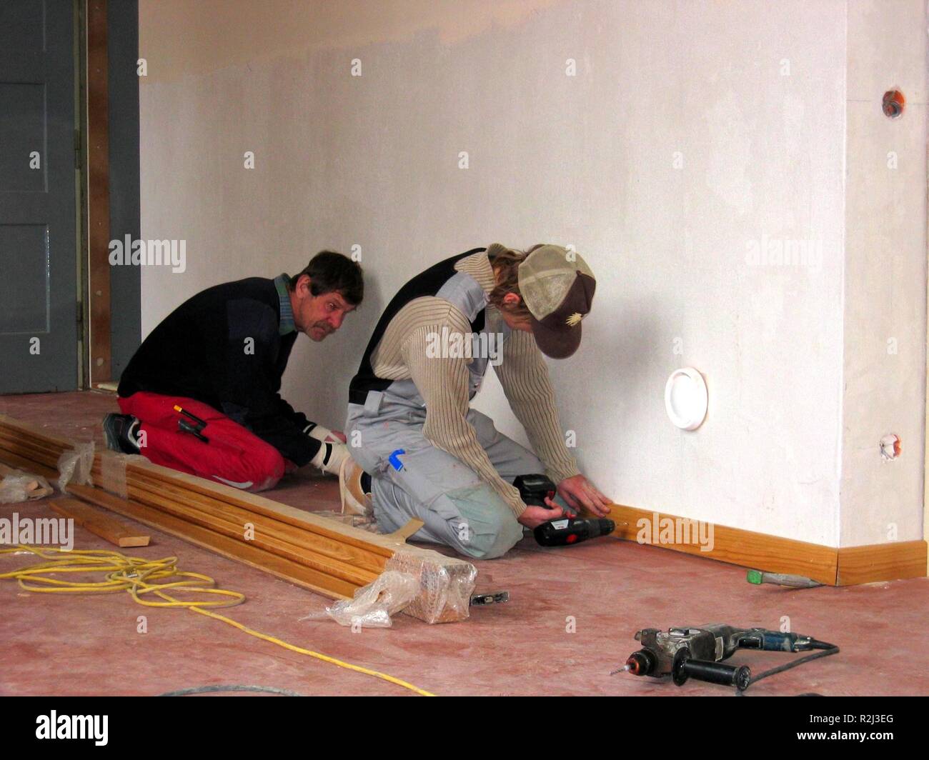 Do Rough Work on construction ist's rough at times Stock Photo - Alamy