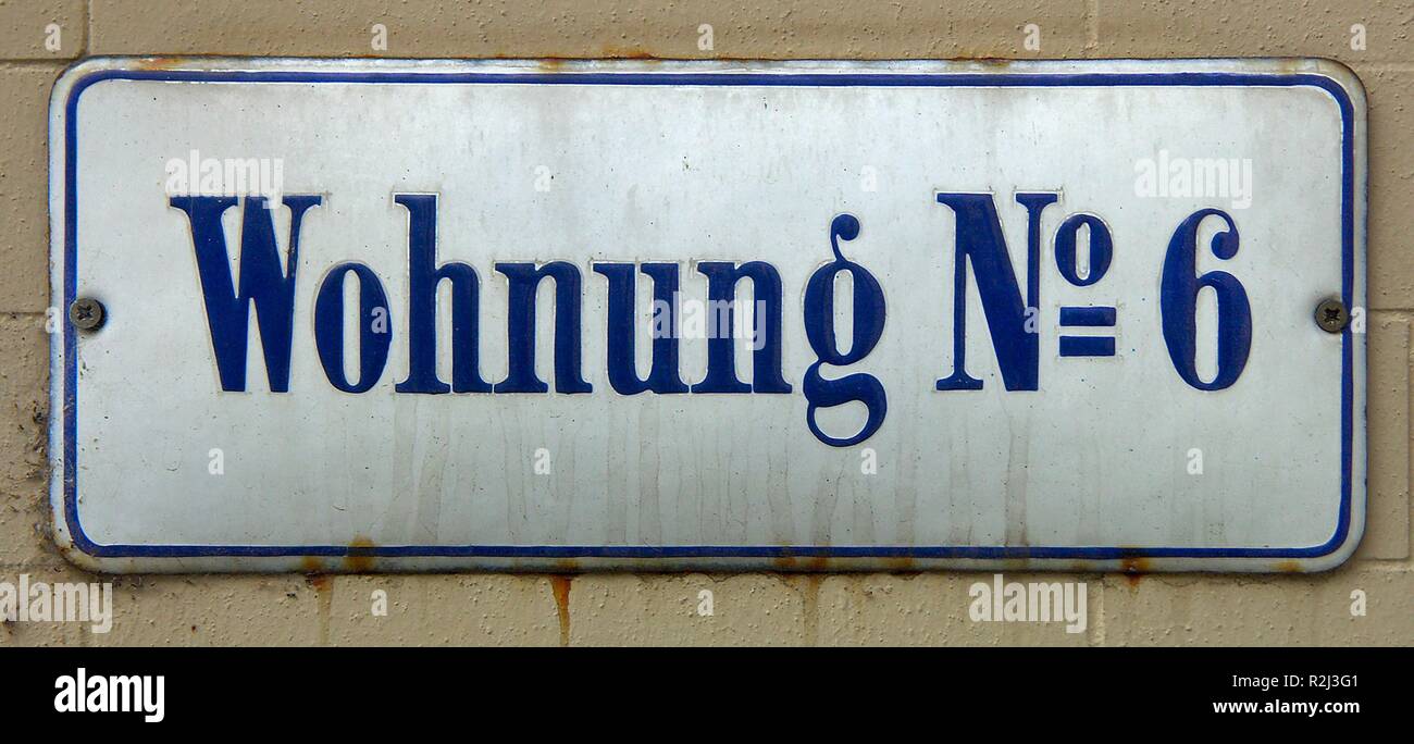 Wohnungsnummer hires stock photography and images Alamy