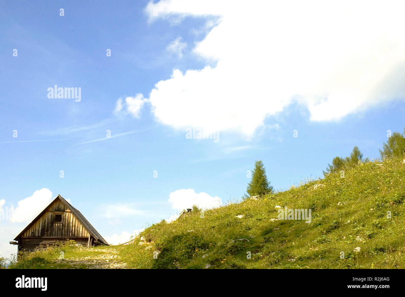 above the clouds Stock Photo