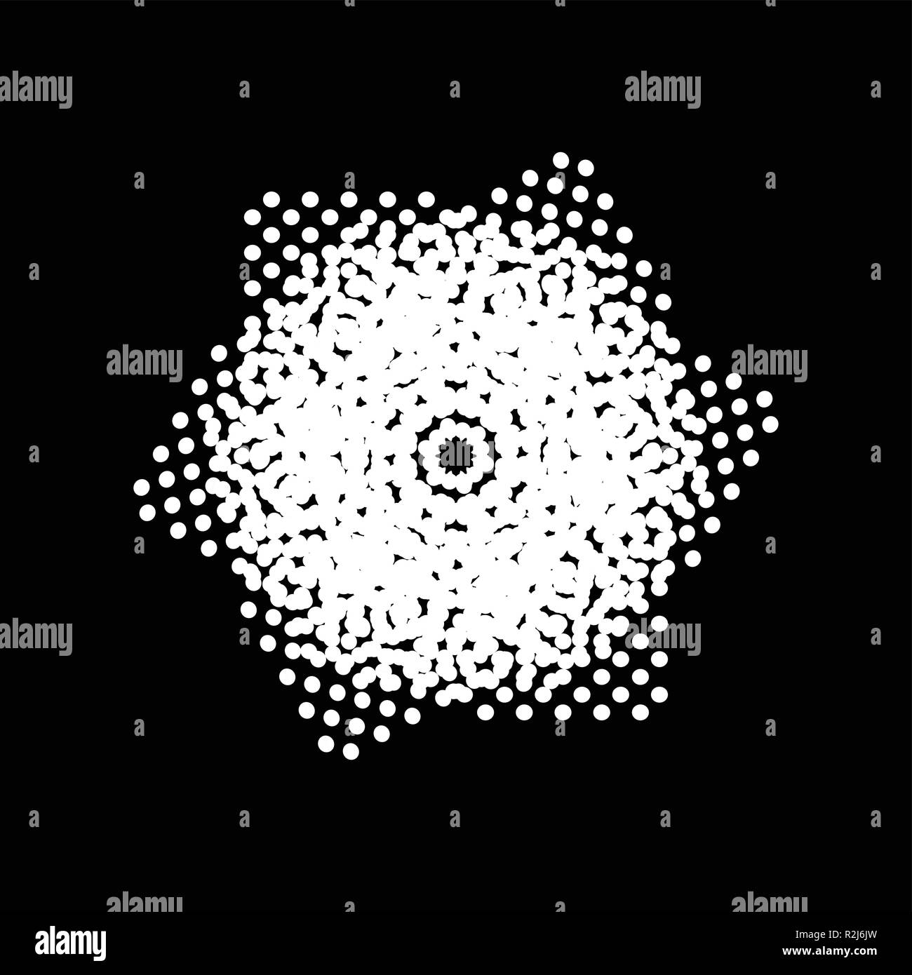 Grunge Snowflake Isolated Stock Vector Image & Art - Alamy