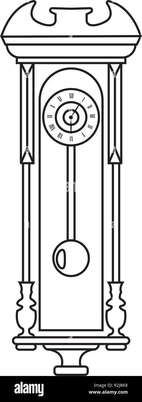Antique clock background Stock Vector Images - Alamy