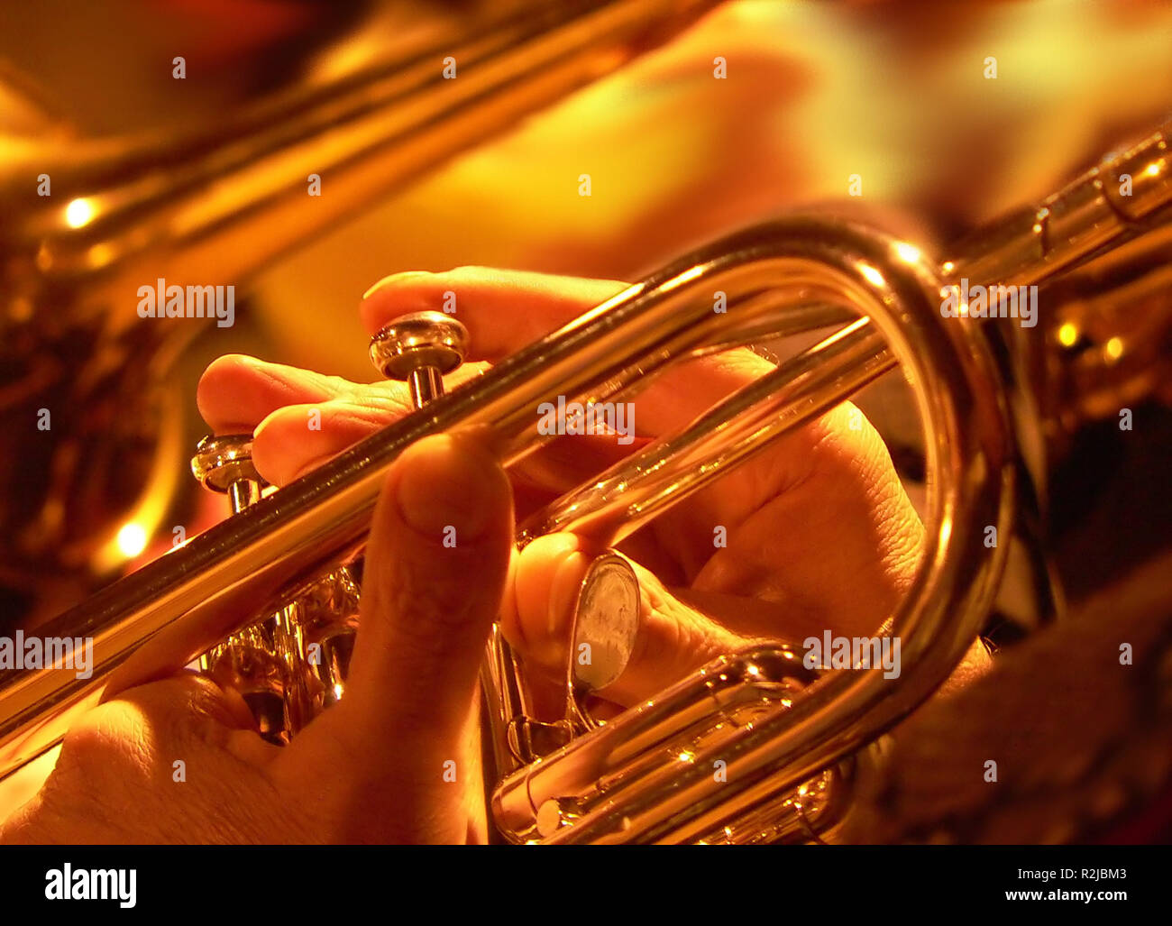 christmas trumpets Stock Photo Alamy