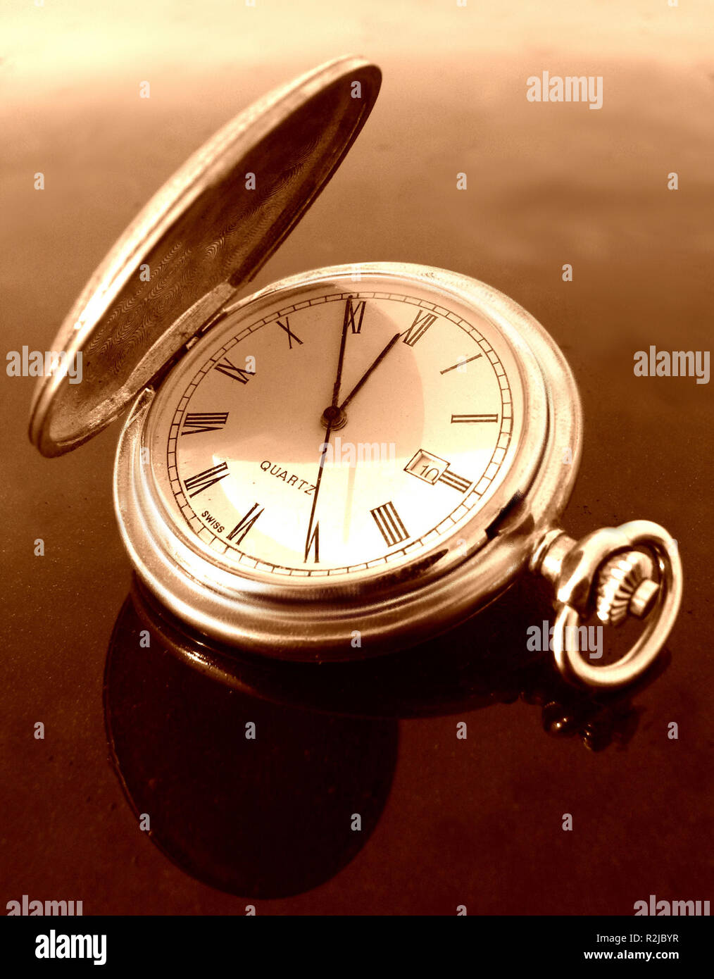 old fashioned watch Stock Photo Alamy