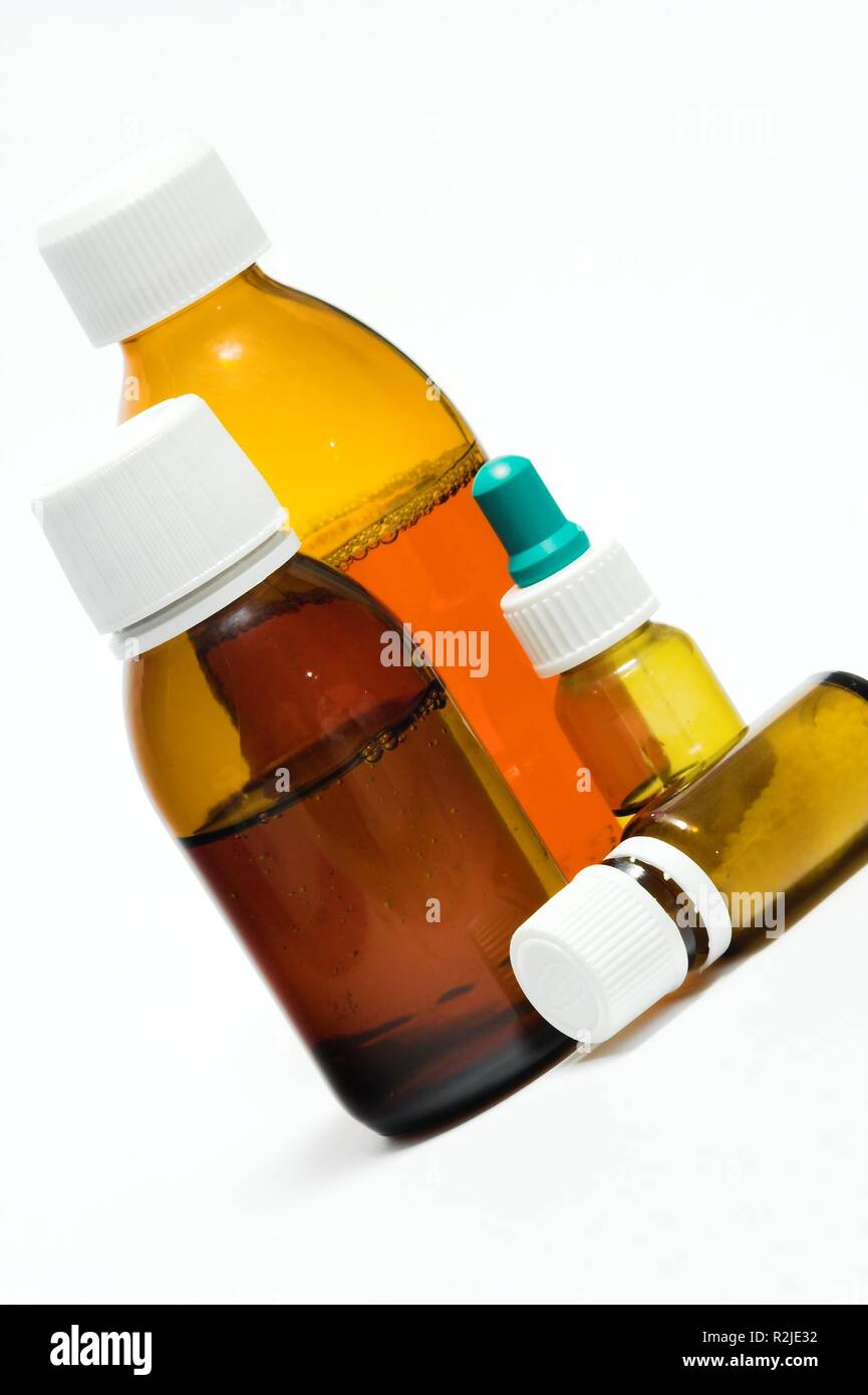 medicines in bottles Stock Photo Alamy