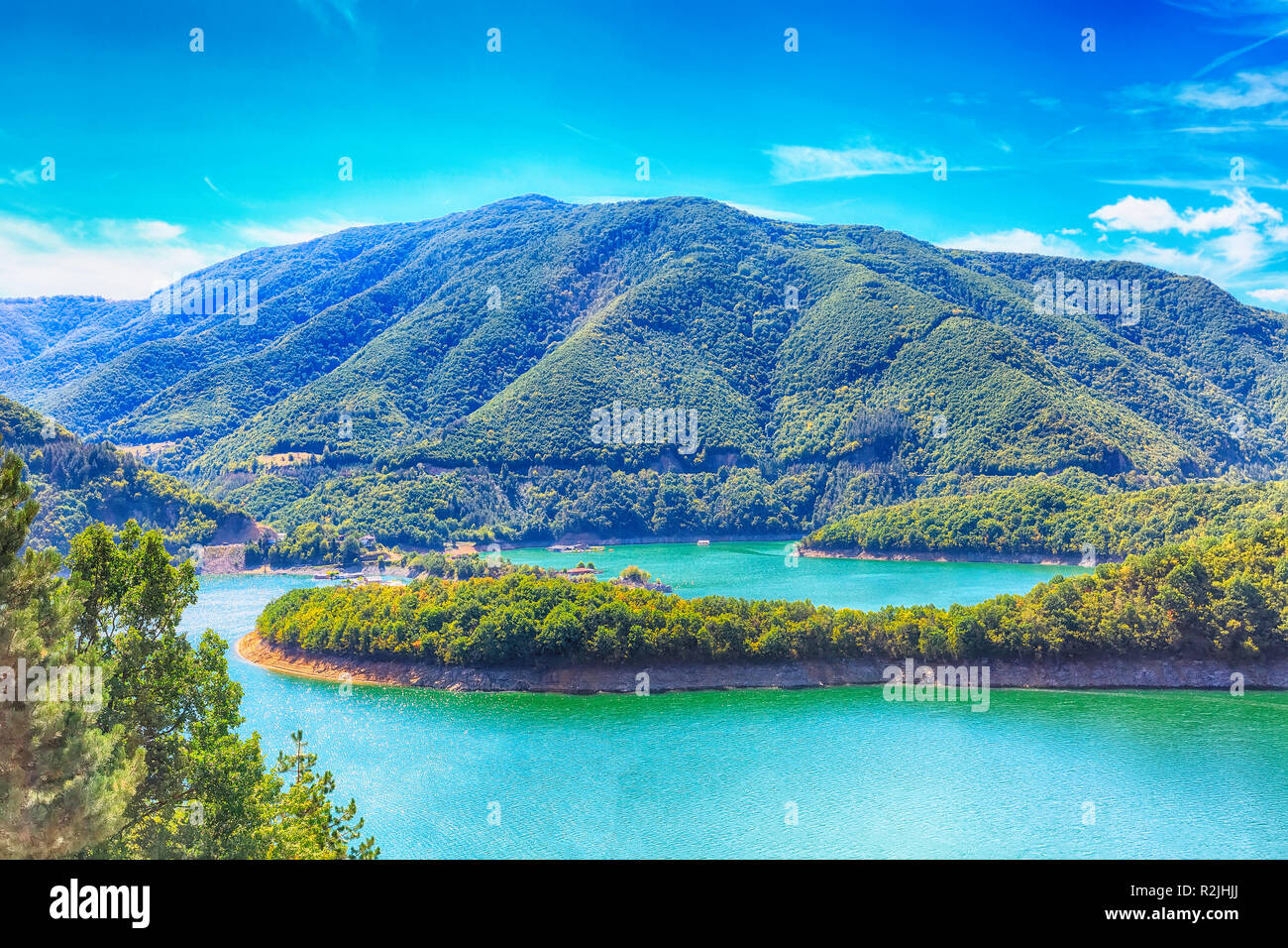 Guinness Medarbejder Stol Bulgarian nature gem Vacha dam in Rhodopes mountains, Bulgaria Stock Photo  - Alamy