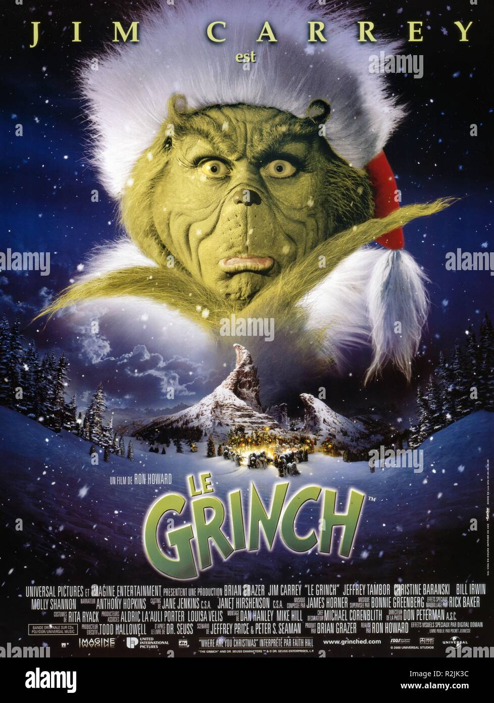 How The Grinch Stole Christmas Movie Poster 2000