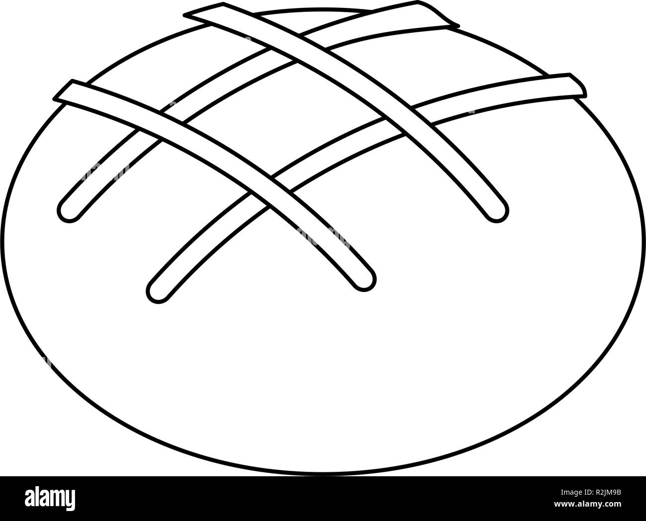 Wheat bread food isolated vector illustration graphic design Stock ...