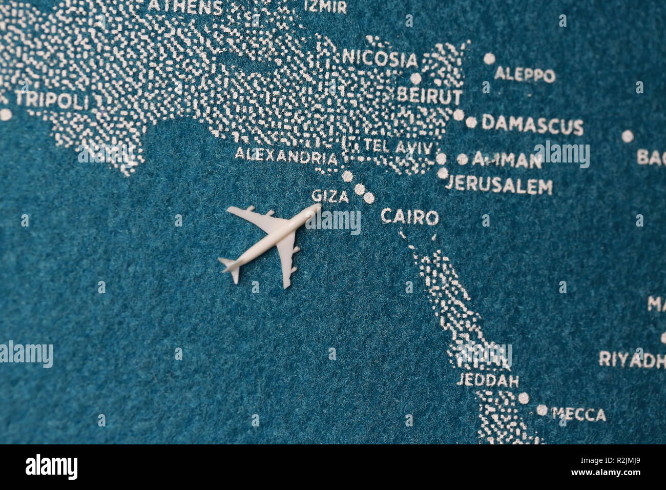 Egypt my beautiful home - The Pyramids from airplane