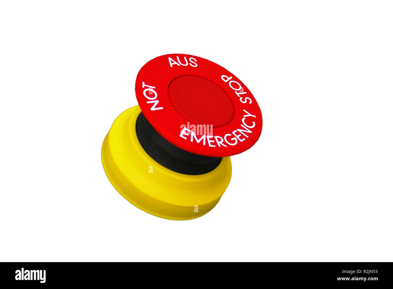 emergency stop switch Stock Photo Alamy