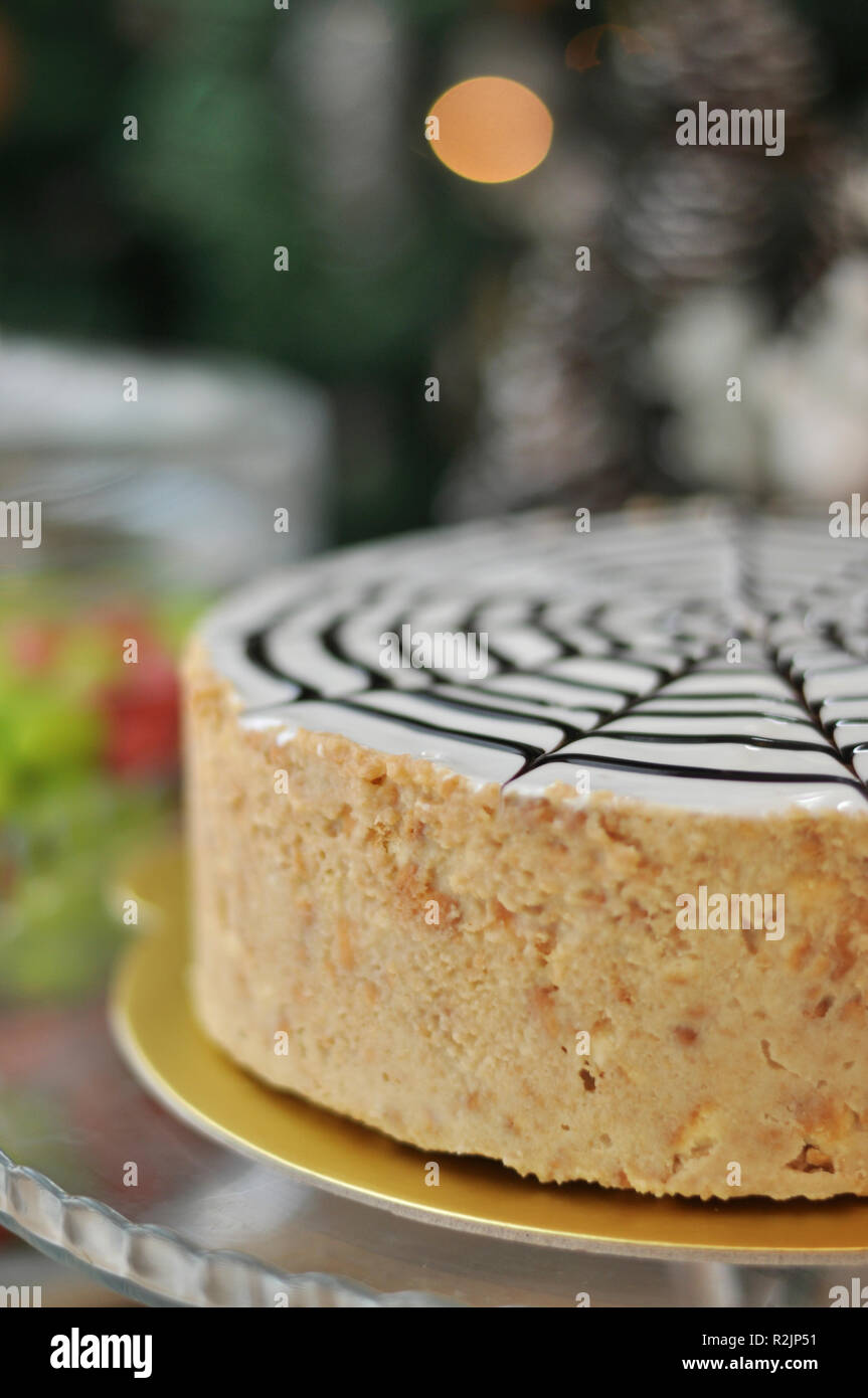 White Chocolate Mosaic Cake With Christmas Decoration Stock Photo Alamy White Chocolate Mosaic Cake With Christmas Decoration Stock Photo Alamy