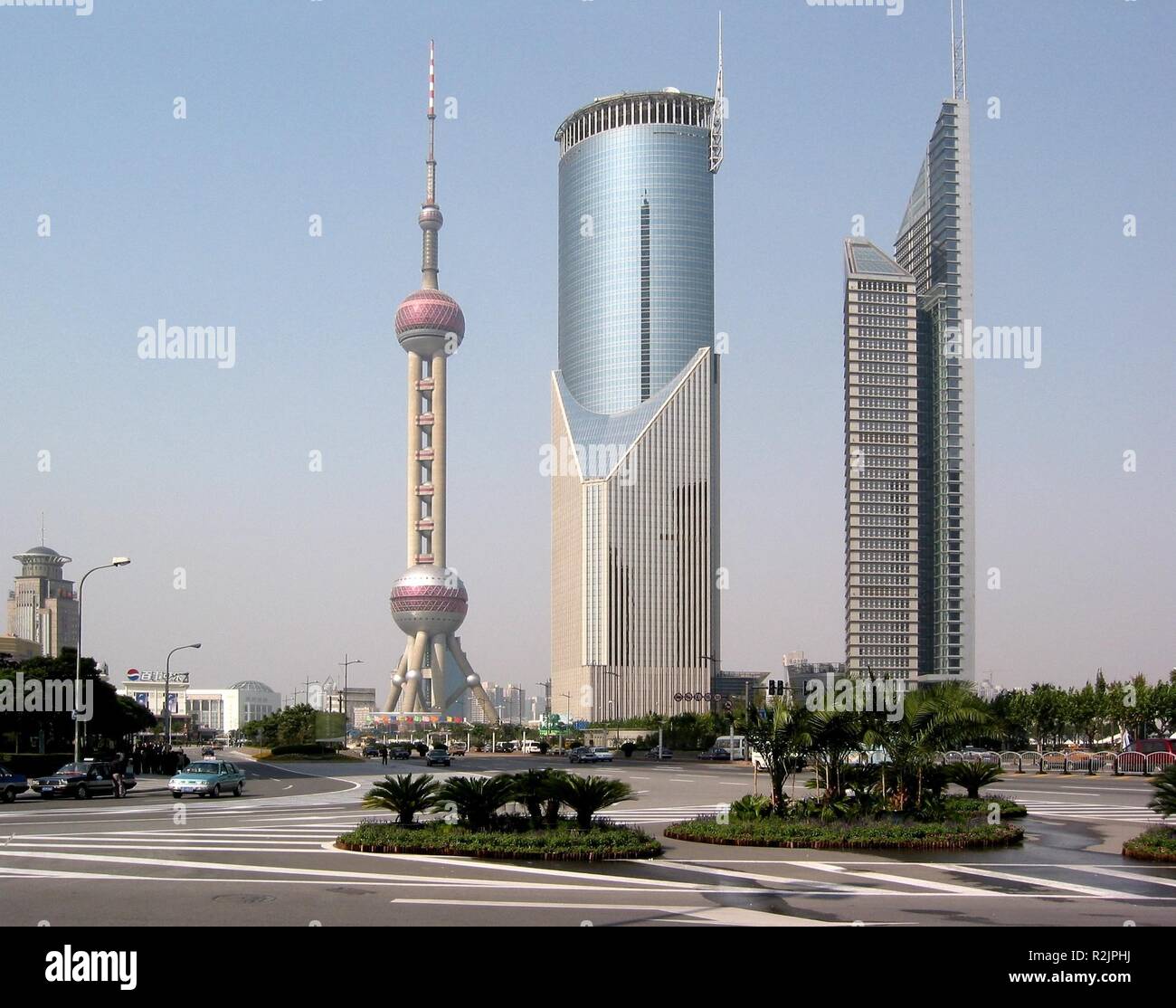 shanghai financial district Stock Photo