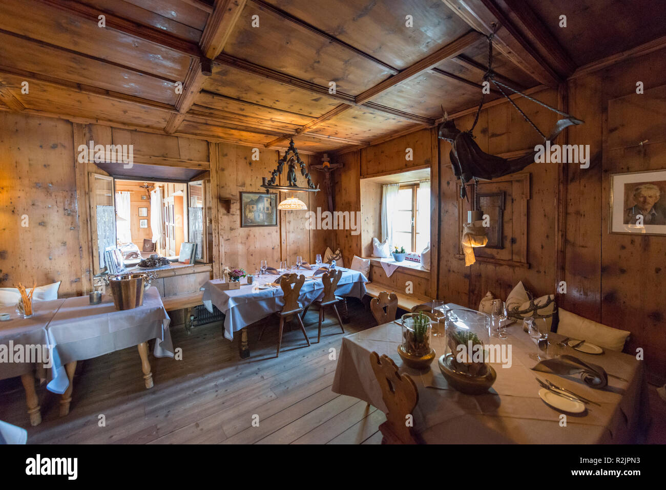 Italy South Tyrol Alto Adige Eisacktal Gufidaun Restaurant