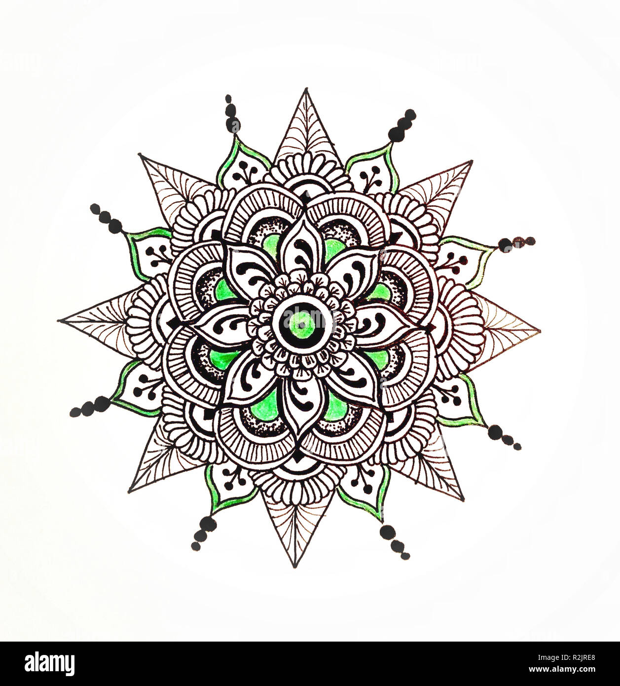 Premium Vector  Mandala design is a freehand drawing book for adults.