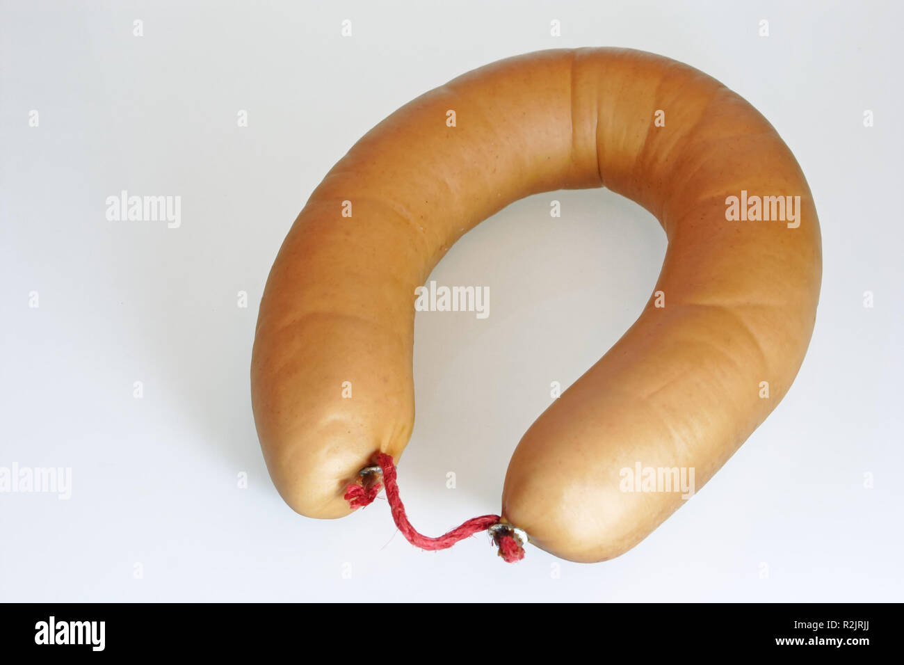 wreath meat sausage Stock Photo Alamy