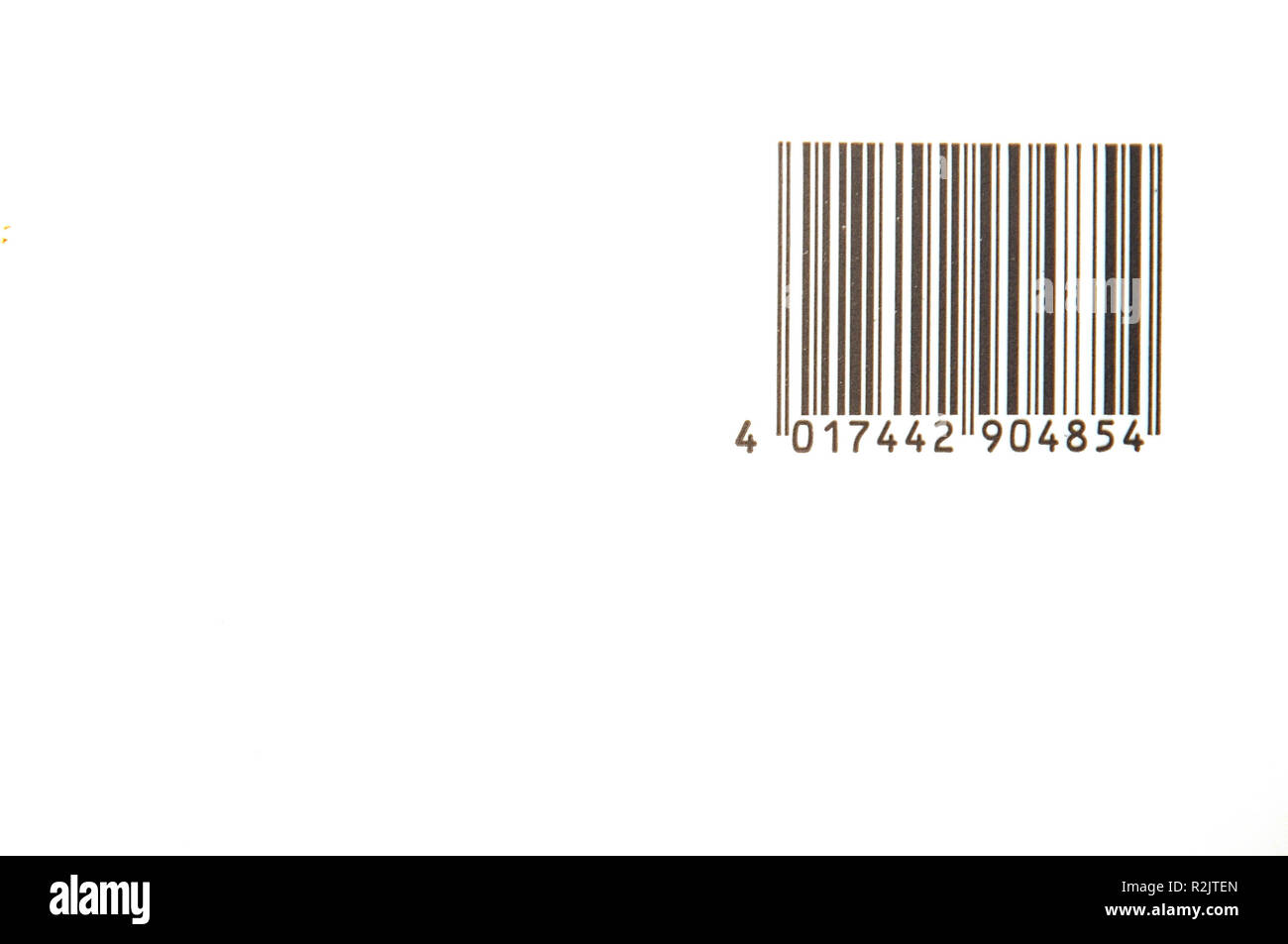 barcode on white background Stock Photo Alamy