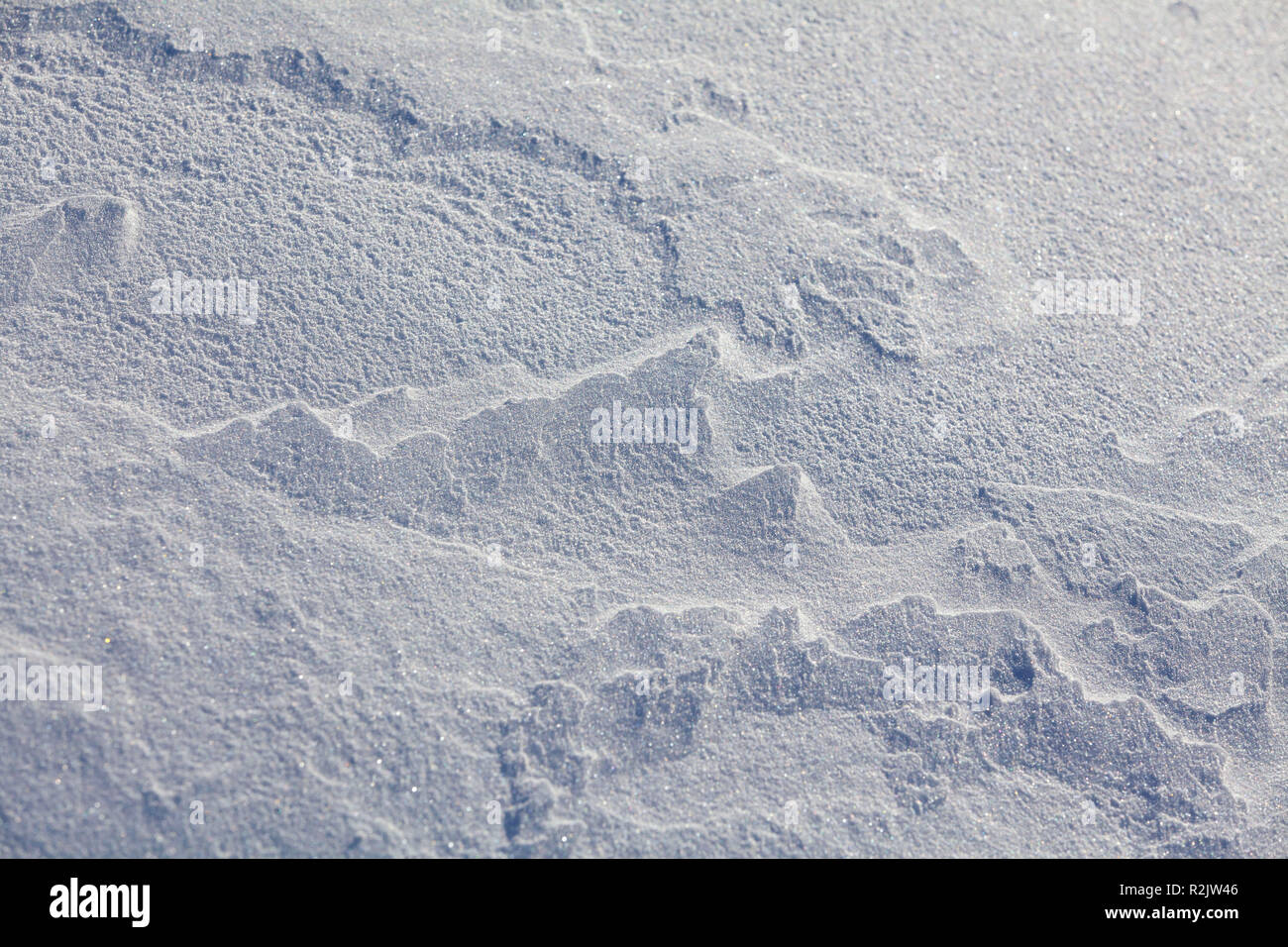 Snow surface Stock Photo