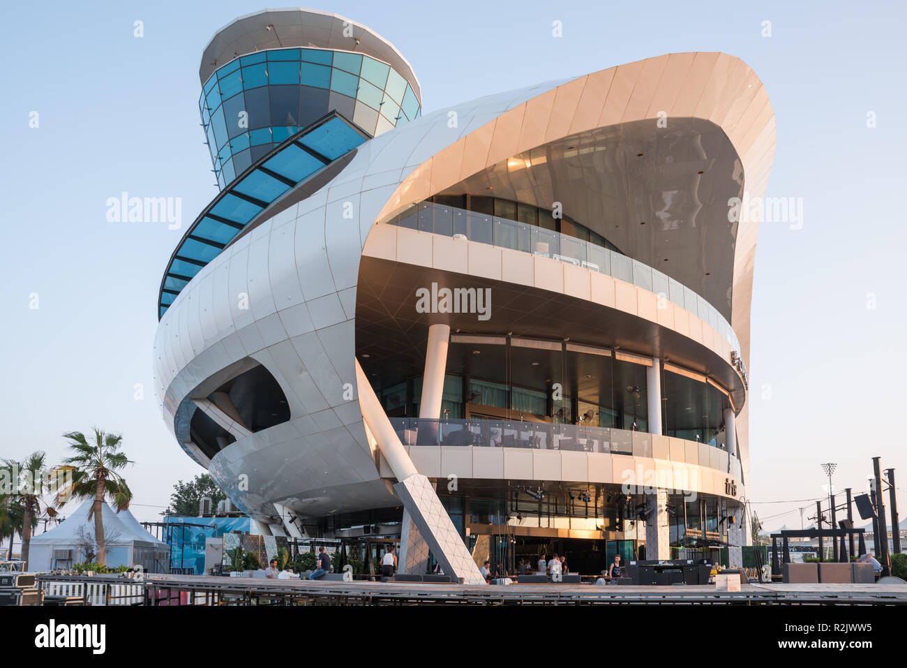 Cipriani and Iris / Yas Marina Tower at Yas marina circuit, YAS Island