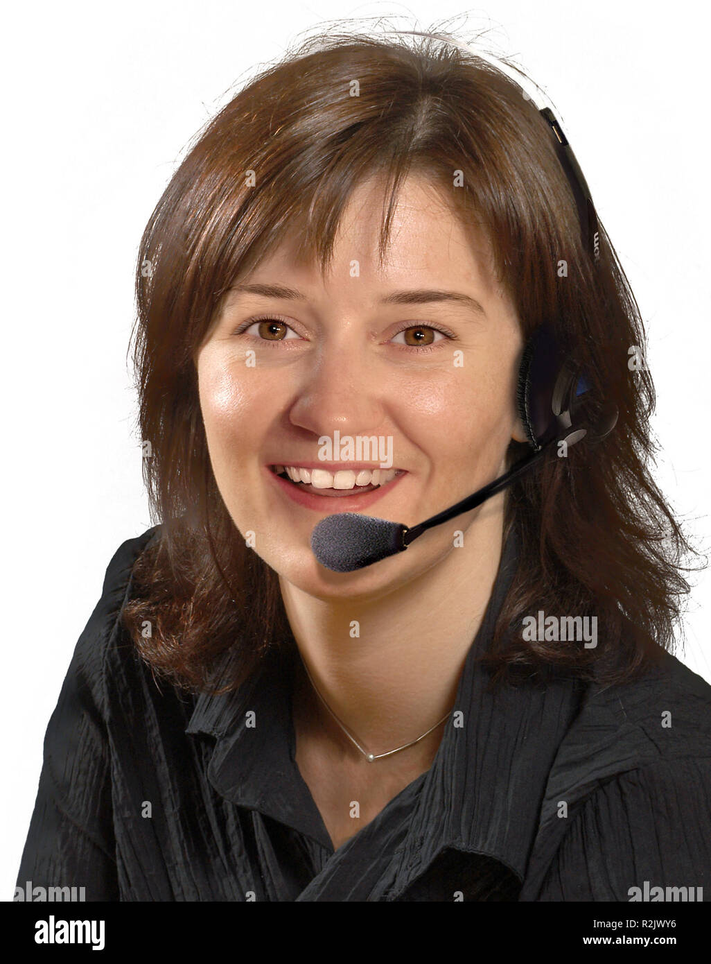 call center agent Stock Photo