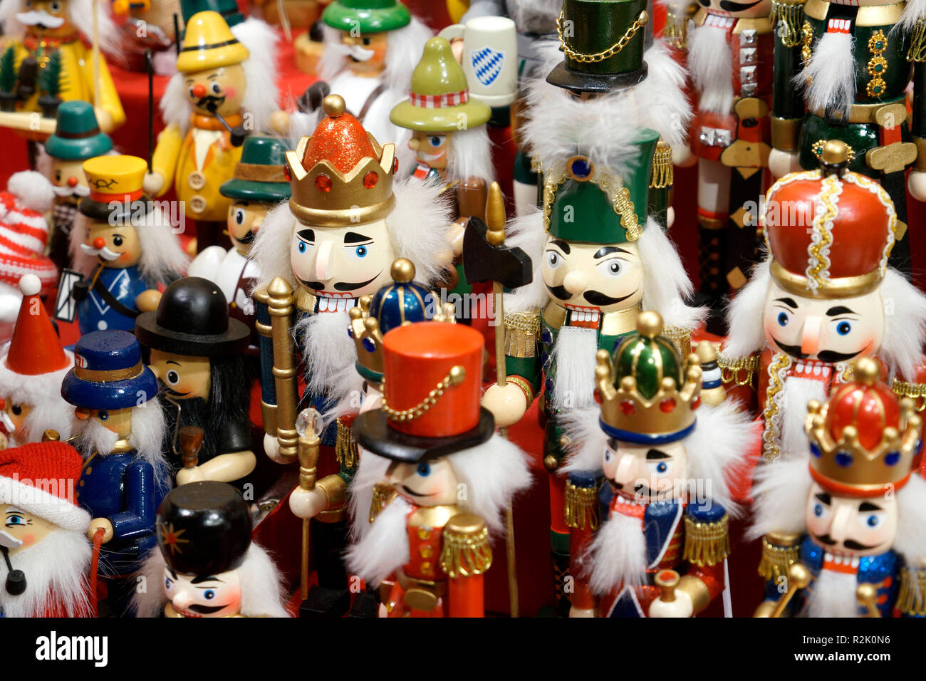 Germany, Bavaria, Munich, Marienplatz, Christkindlmarkt, Nutcracker