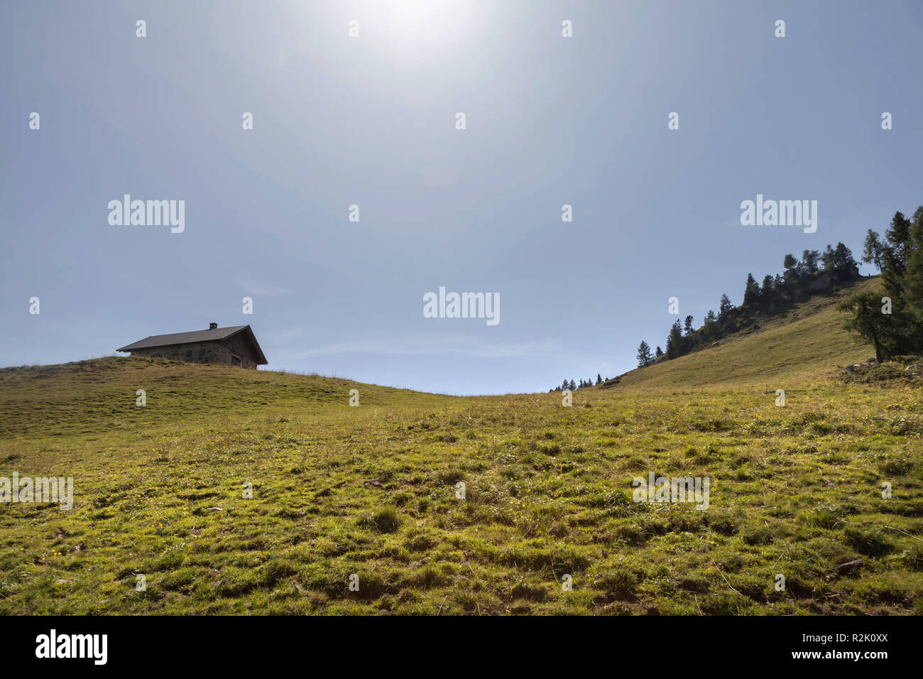 Landscape in Carinthia Stock Photo