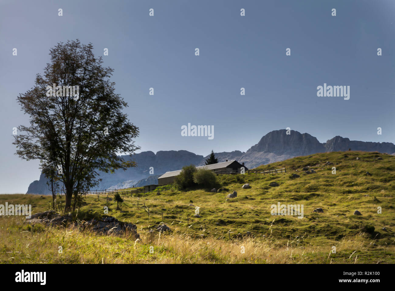 Landscape in the Italian Alps Stock Photo - Alamy
