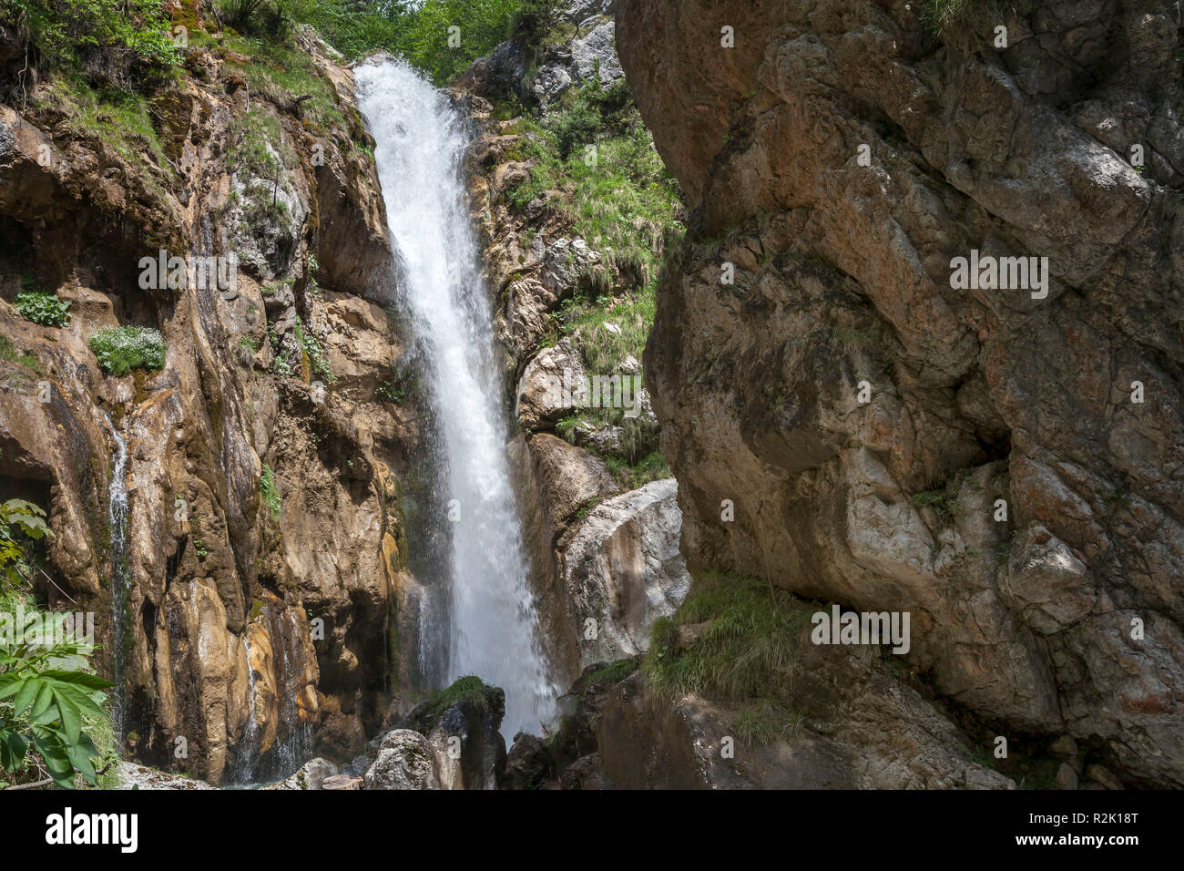 Waterfall in Carinthia Stock Photo