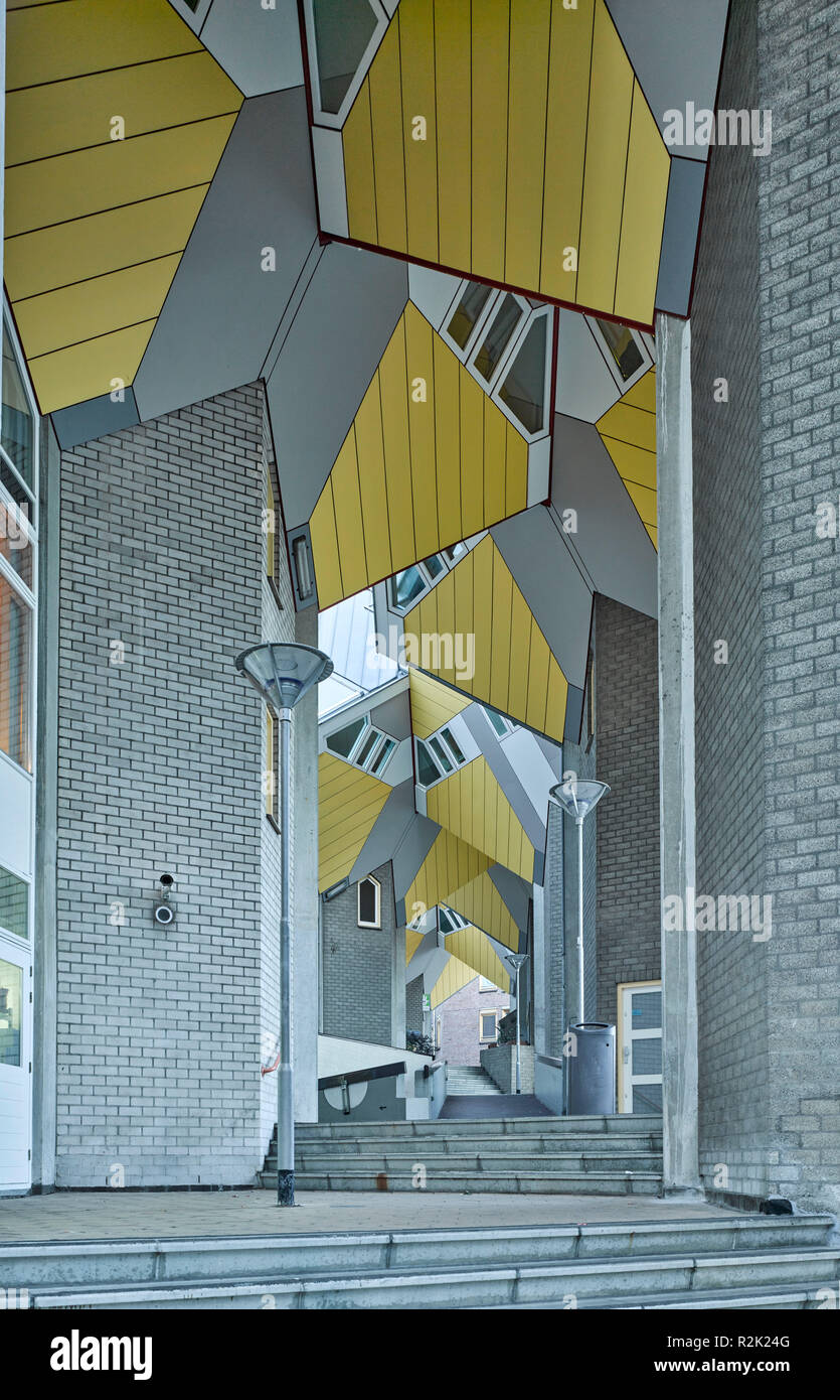 Cube houses, according to the architect, are inspired by molecular ...