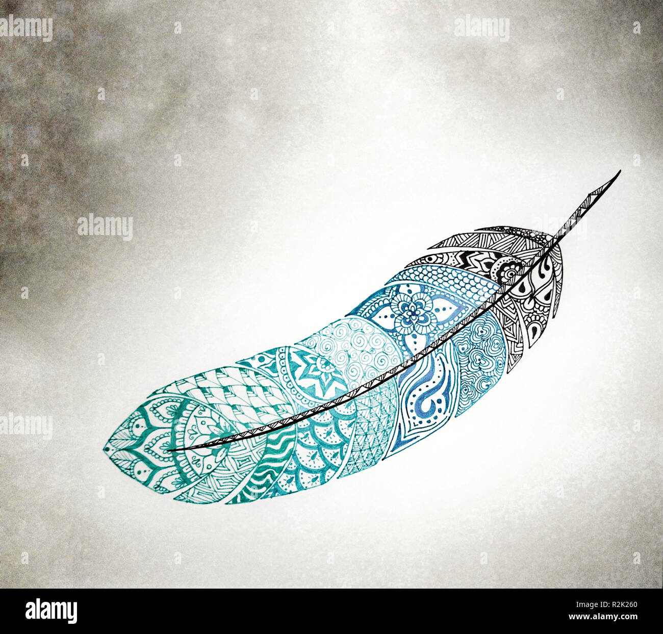 Pen, drawn, pattern Stock Photo - Alamy