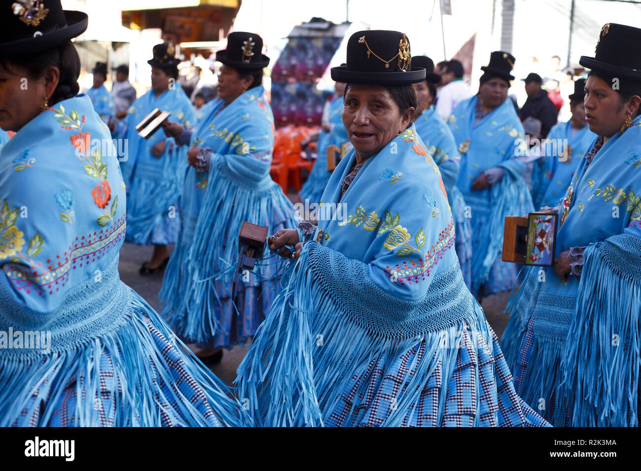 Bolivia, La Paz, Fiesta del Gran Poder, Stock Photo