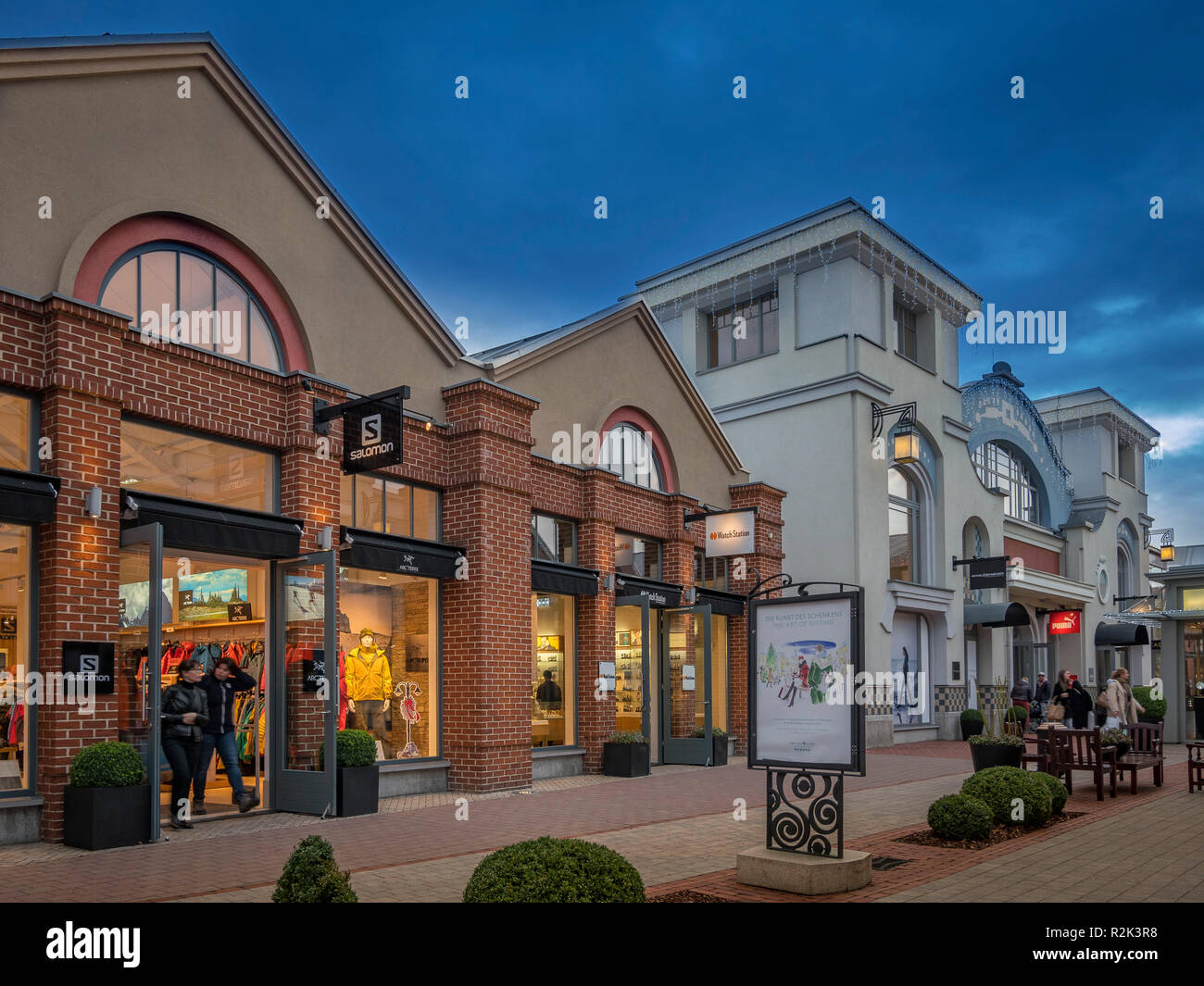 Factory Outlet, Ingolstadt Village, Bavaria, Germany Stock Photo ...