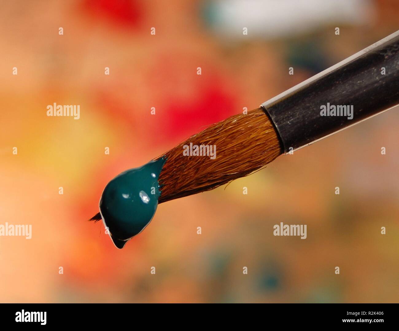 brush and color Stock Photo - Alamy