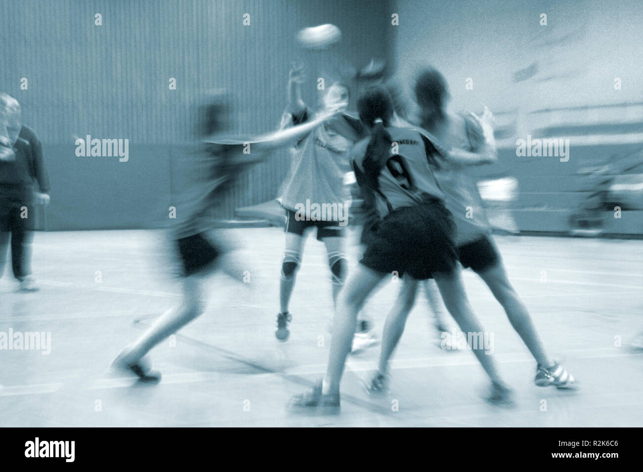 Children playing handball hires stock photography and images Alamy