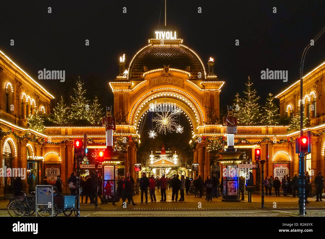 Christmas in Tivoli Copenhagen Stock Photo Alamy