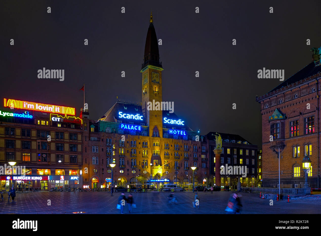 Hotel Palace at Radhus Pladsen in Copenhagen Stock Photo