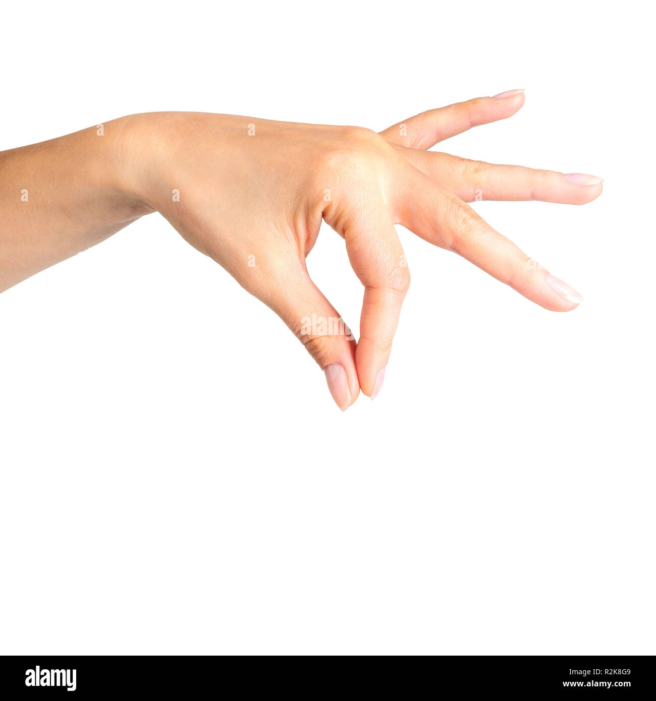 Woman Hand Showing Picking Up Pose Or Holding Stock Photo Alamy Woman Hand Showing Picking Up Pose Or Holding Stock Photo Alamy