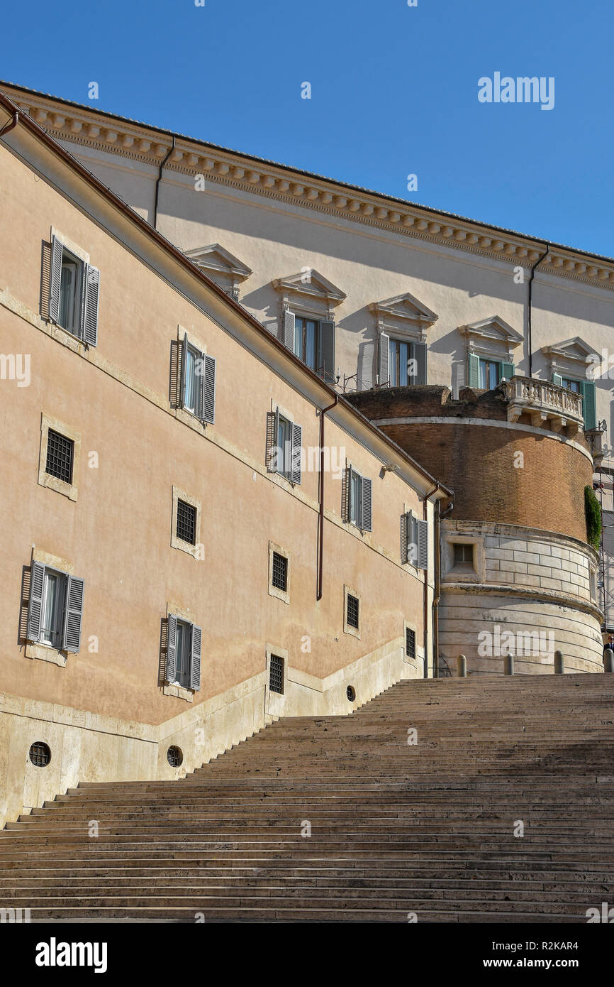 Palazzo del Quirinale, seat of the president of the Italian republic ...